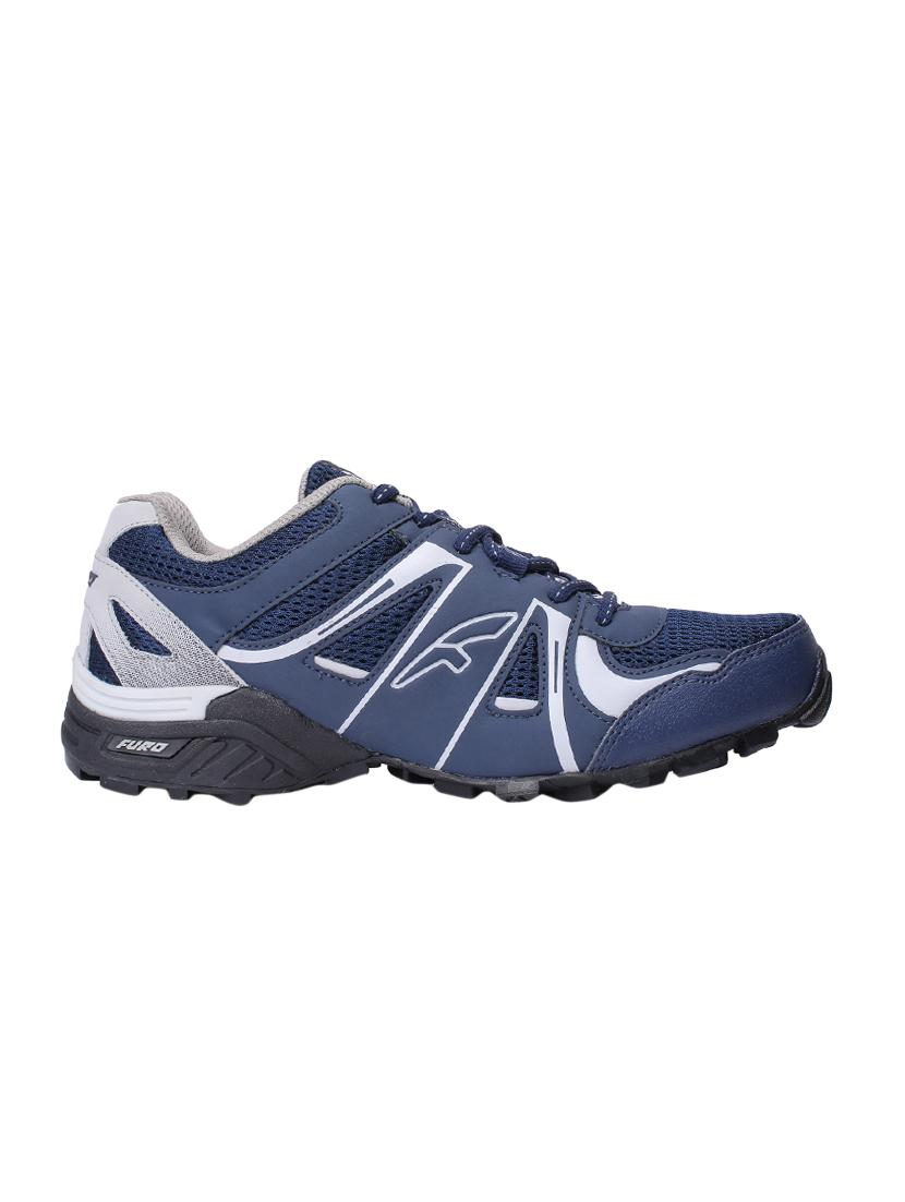 blue leatherette sport shoes - 16029459 -  Standard Image - 1