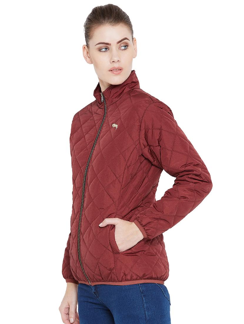 zip up quilted jacket - 16040191 - Standard Image - 1