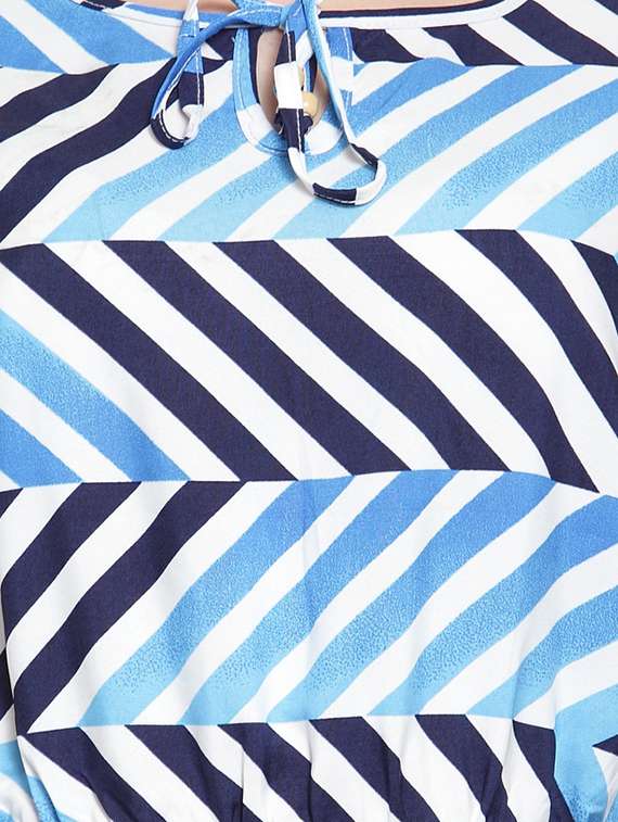 women's geometric dress - 16045598 - Standard Image - 4
