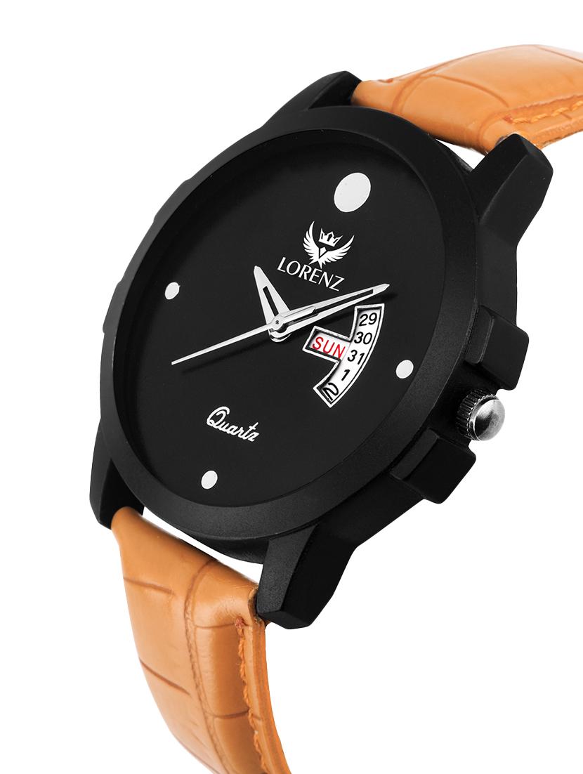 lorenz mk-2015w round dial analog watch - 16047123 - Standard Image - 1