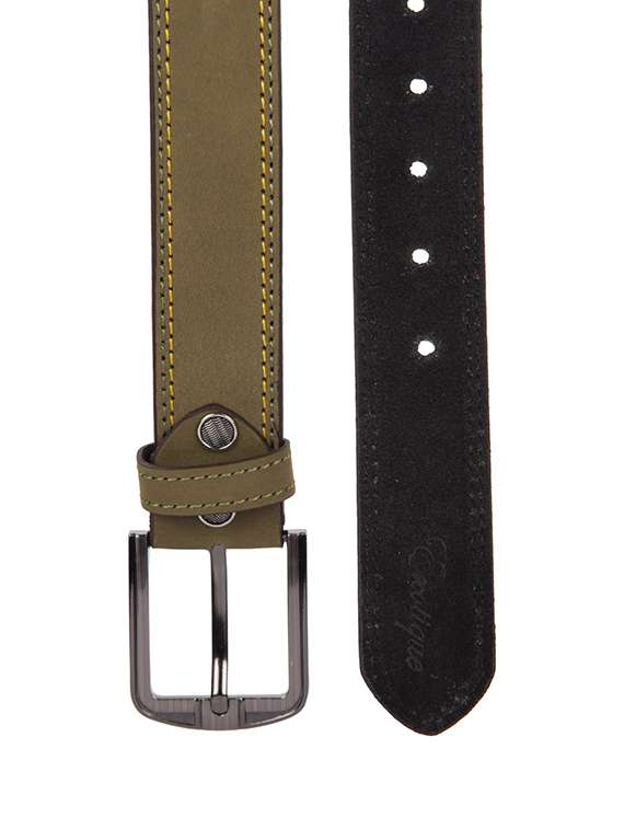 beige leather belt - 16048355 -  Standard Image - 1