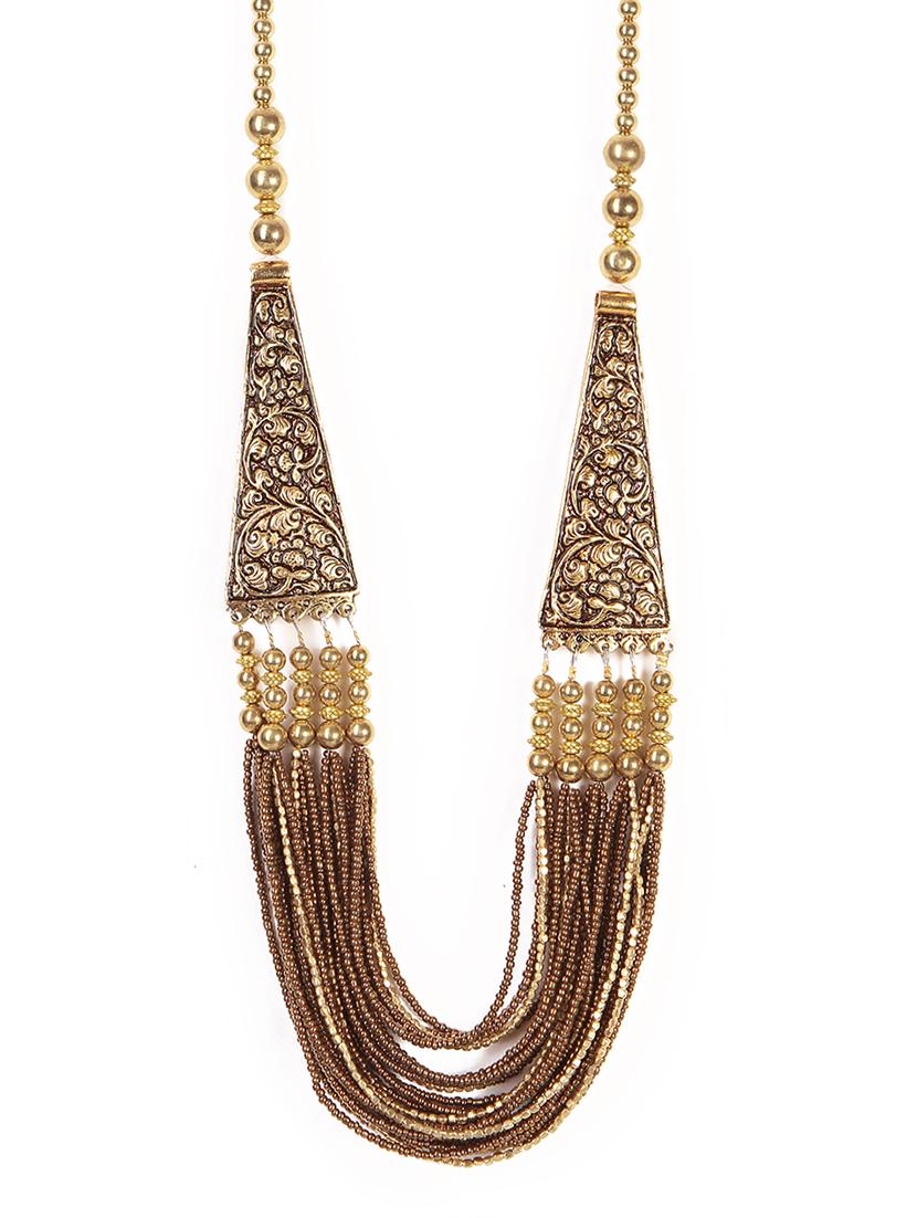 women ethnic daily wear designer necklace - 16053478 - Zoom Image - 0