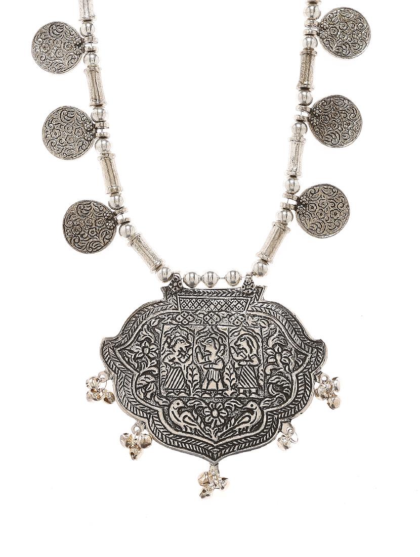 women ethnic daily wear designer necklace - 16053501 - Zoom Image - 0