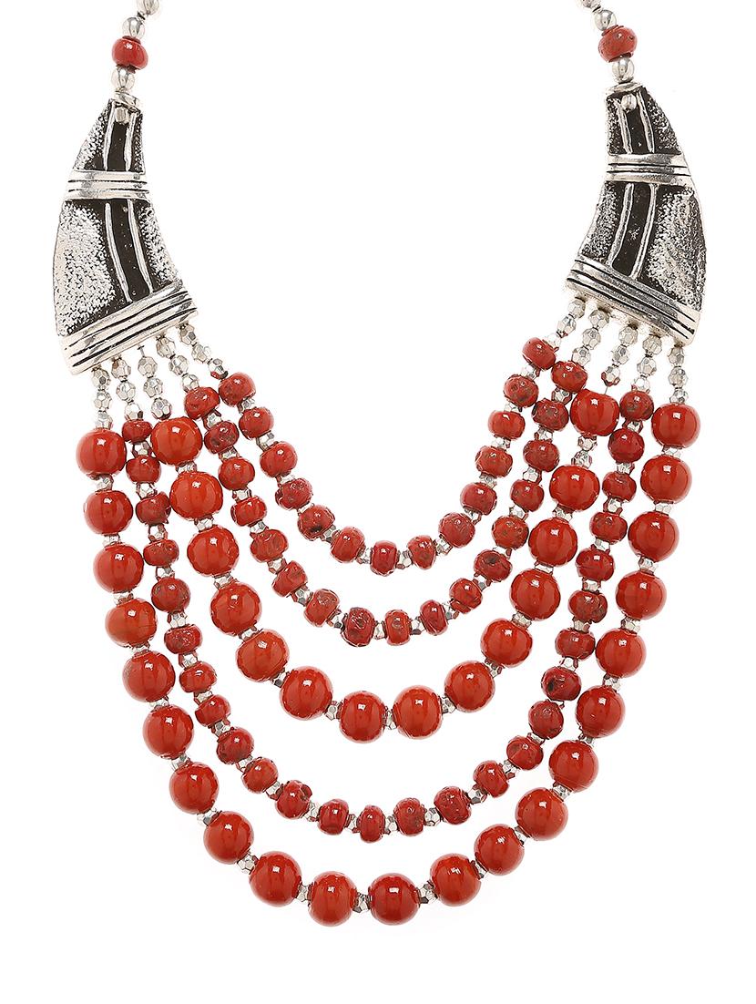 women ethnic daily wear designer necklace - 16053511 - Zoom Image - 0