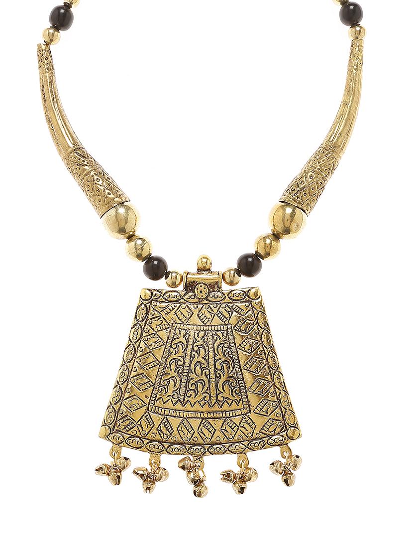  women ethnic daily wear designer necklace - 16053523 -  Zoom Image - 0