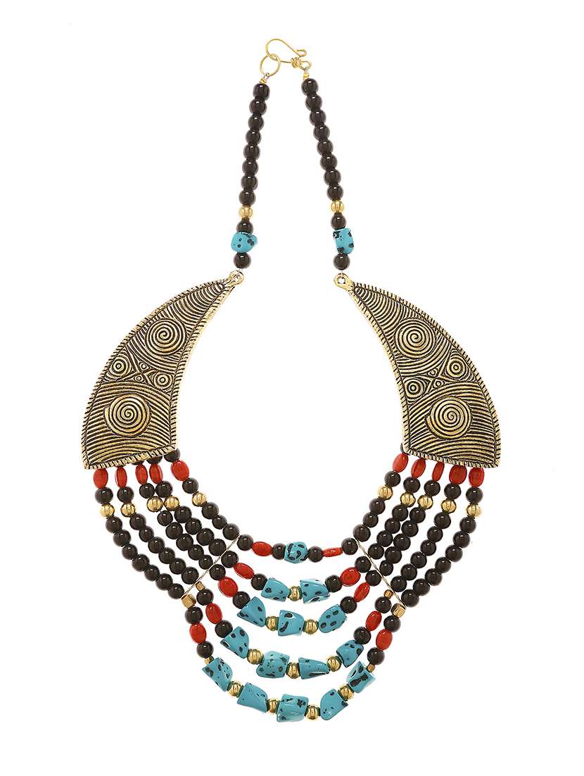  women ethnic daily wear designer necklace - 16053533 -  Standard Image - 1