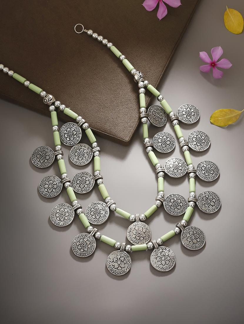 women ethnic daily wear designer necklace - 16053536 - Standard Image - 1