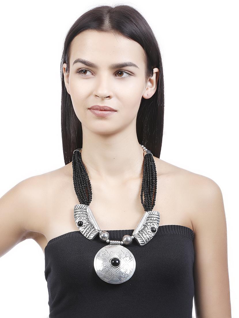 women ethnic daily wear designer necklace - 16053540 - Standard Image - 4