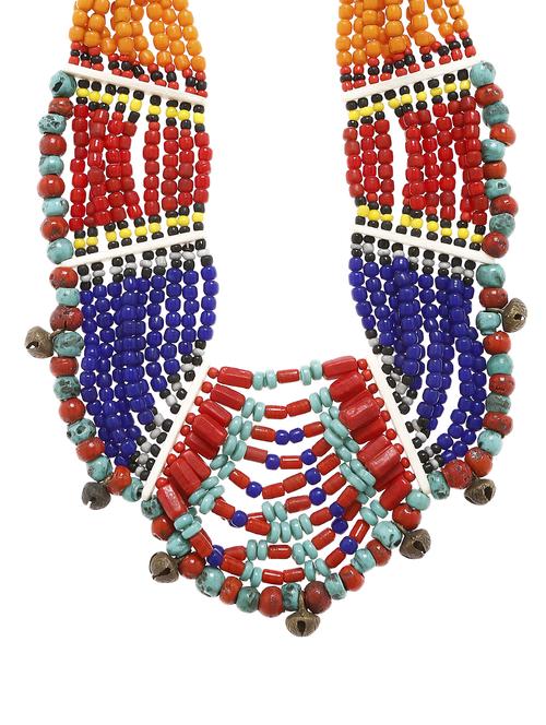 women ethnic daily wear designer necklace - 16053549 - Standard Image - 0