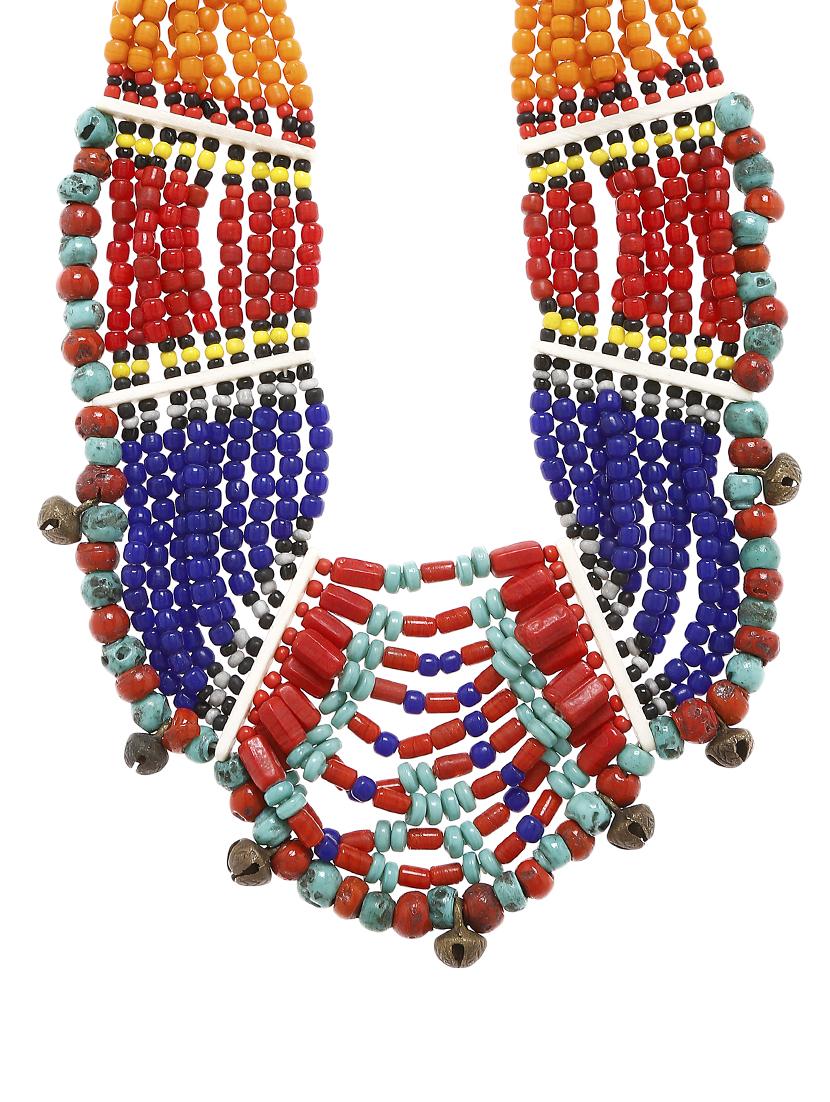 women ethnic daily wear designer necklace - 16053549 - Zoom Image - 0