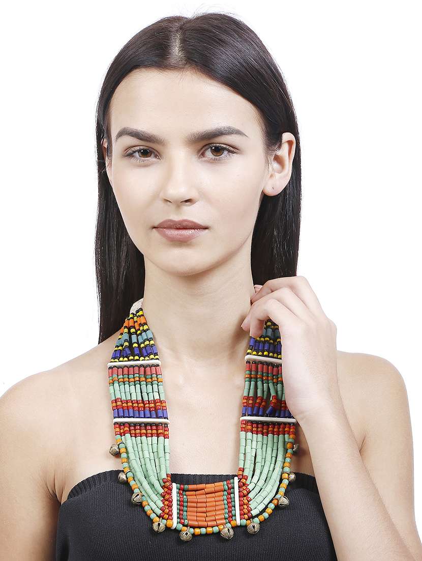  women ethnic daily wear designer necklace - 16053551 -  Standard Image - 4