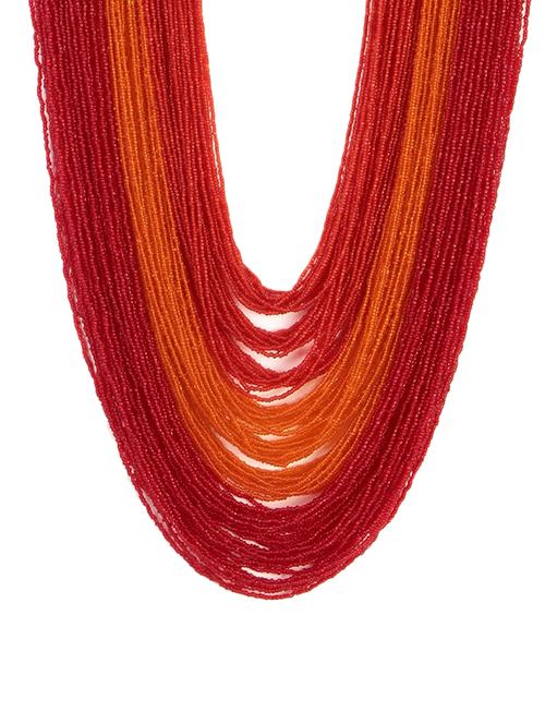women ethnic daily wear designer beaded necklace - 16053559 - Standard Image - 0