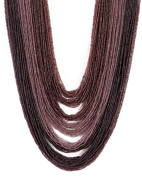 women ethnic daily wear designer beaded necklace - 16053563 - Standard Image - 0