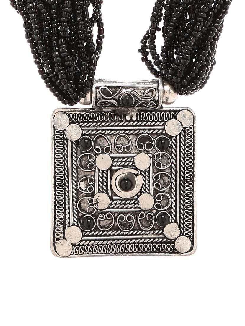 women ethnic daily wear designer beaded necklace - 16053570 - Standard Image - 1