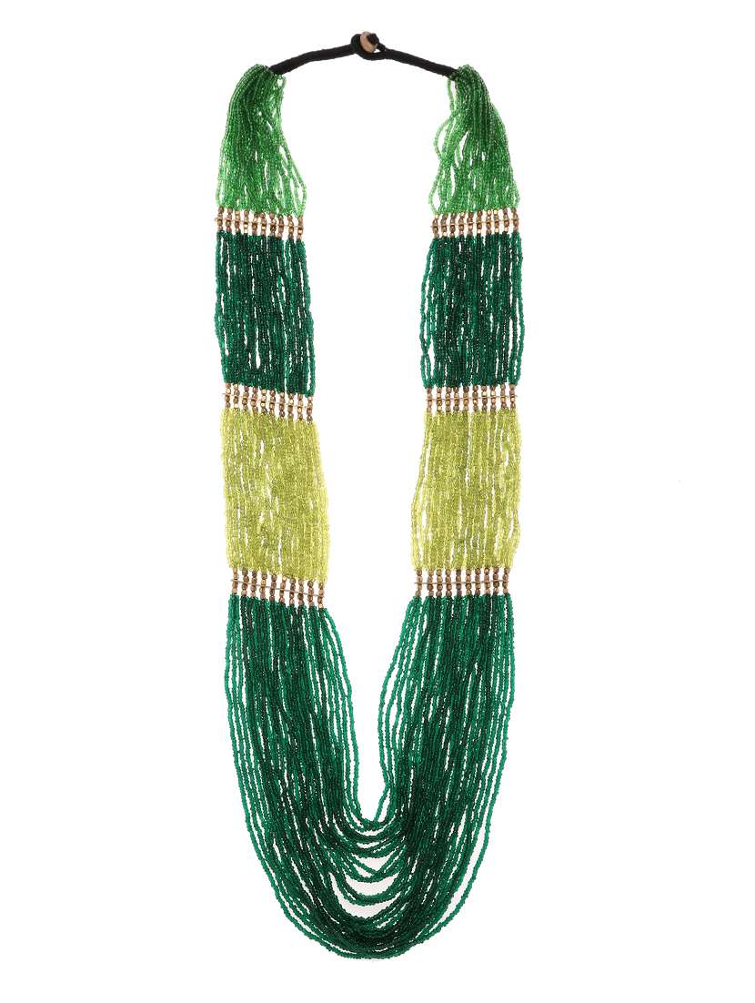  women ethnic daily wear designer beaded necklace - 16053574 -  Standard Image - 1