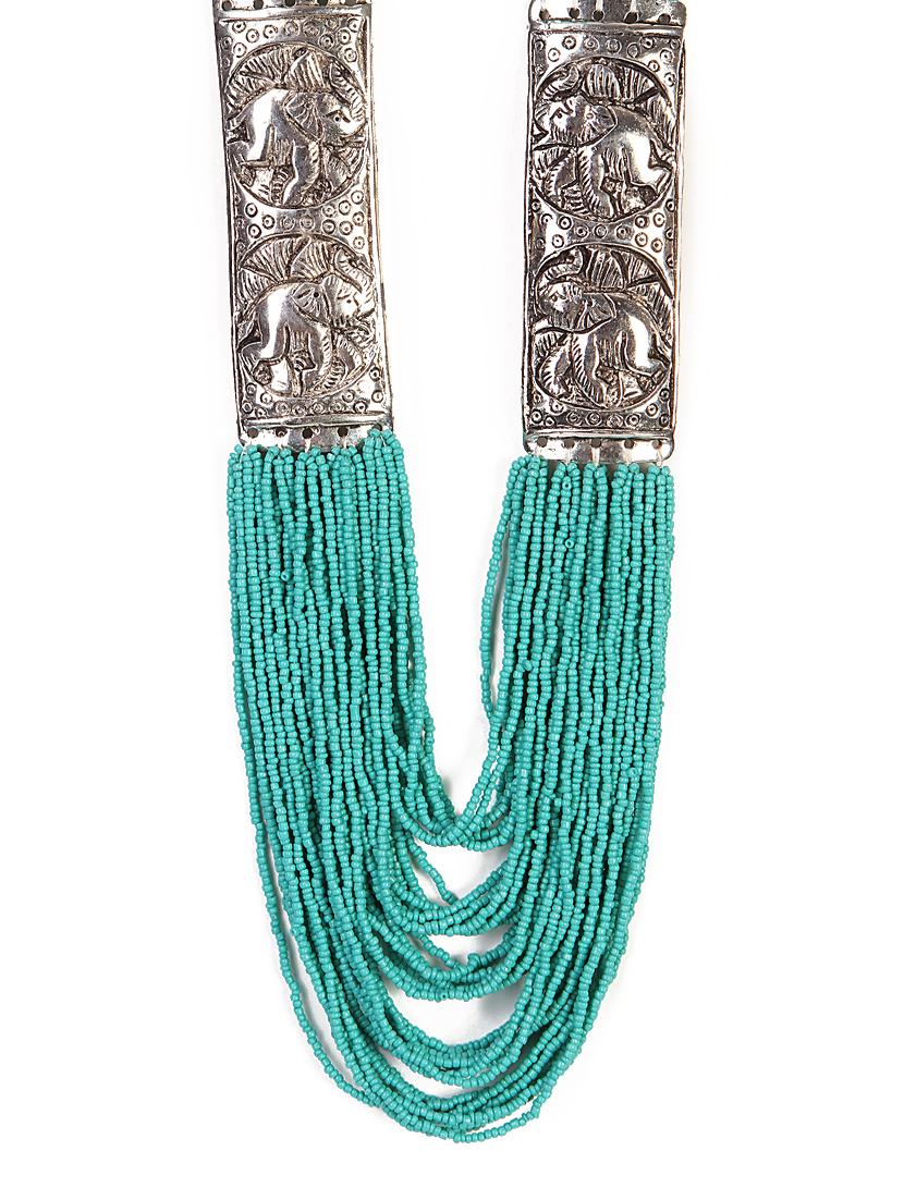 women ethnic daily wear designer beaded necklace - 16053577 - Zoom Image - 0