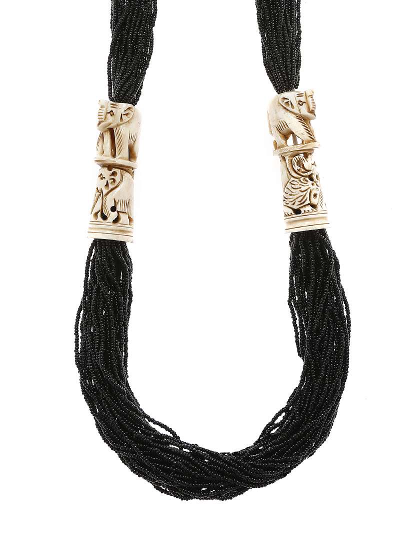 women ethnic daily wear designer beaded necklace - 16053583 - Zoom Image - 0