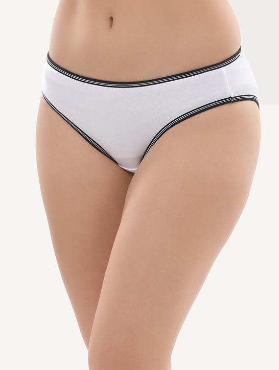 contrast seam bikini panty - 16055271 - Standard Image - 1