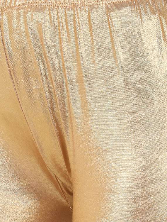 gold cotton leggings - 16072496 - Standard Image - 4