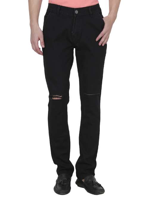 mens slim fit slash knee jeans - 16074035 -  Standard Image - 0