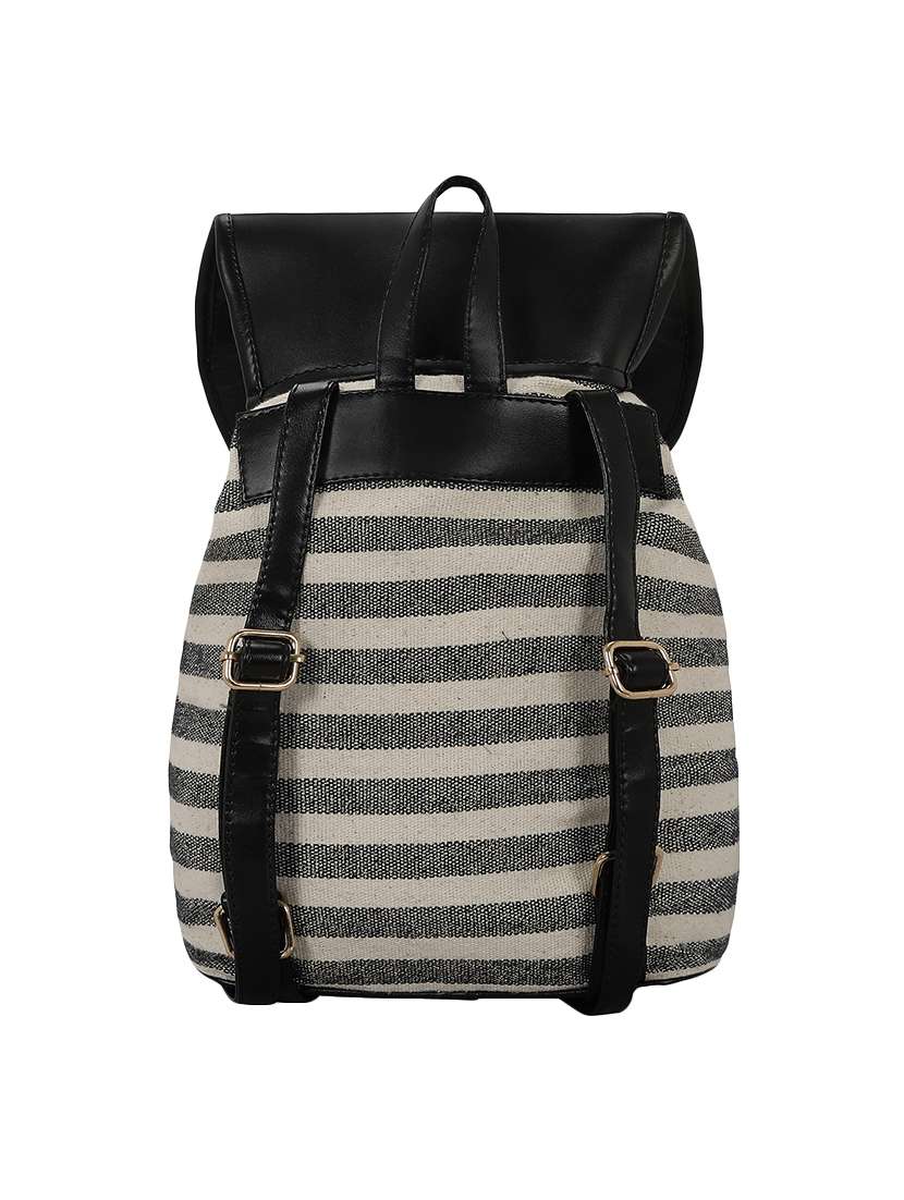 white leatherette (pu) regular backpack - 16077555 -  Standard Image - 1