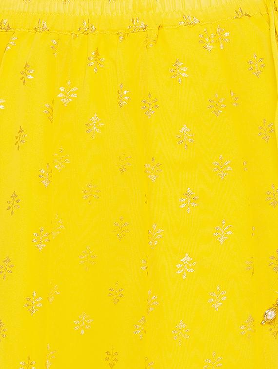 embroidered flared skirt - 16077864 - Standard Image - 4