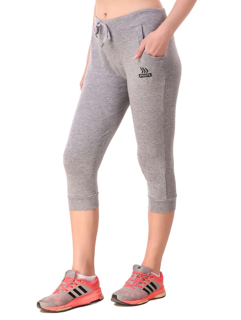 drawstring waist sports capri - 16078670 -  Standard Image - 1