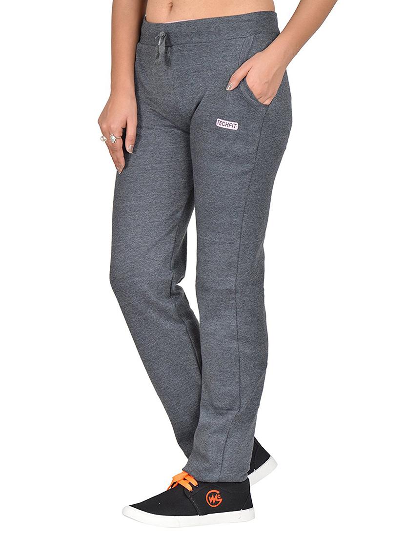 mid rise solid track pant  - 16078701 -  Standard Image - 1
