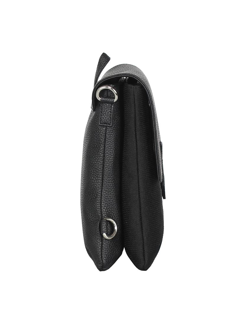 black leatherette (pu) fashion backpack - 16087435 - Standard Image - 4