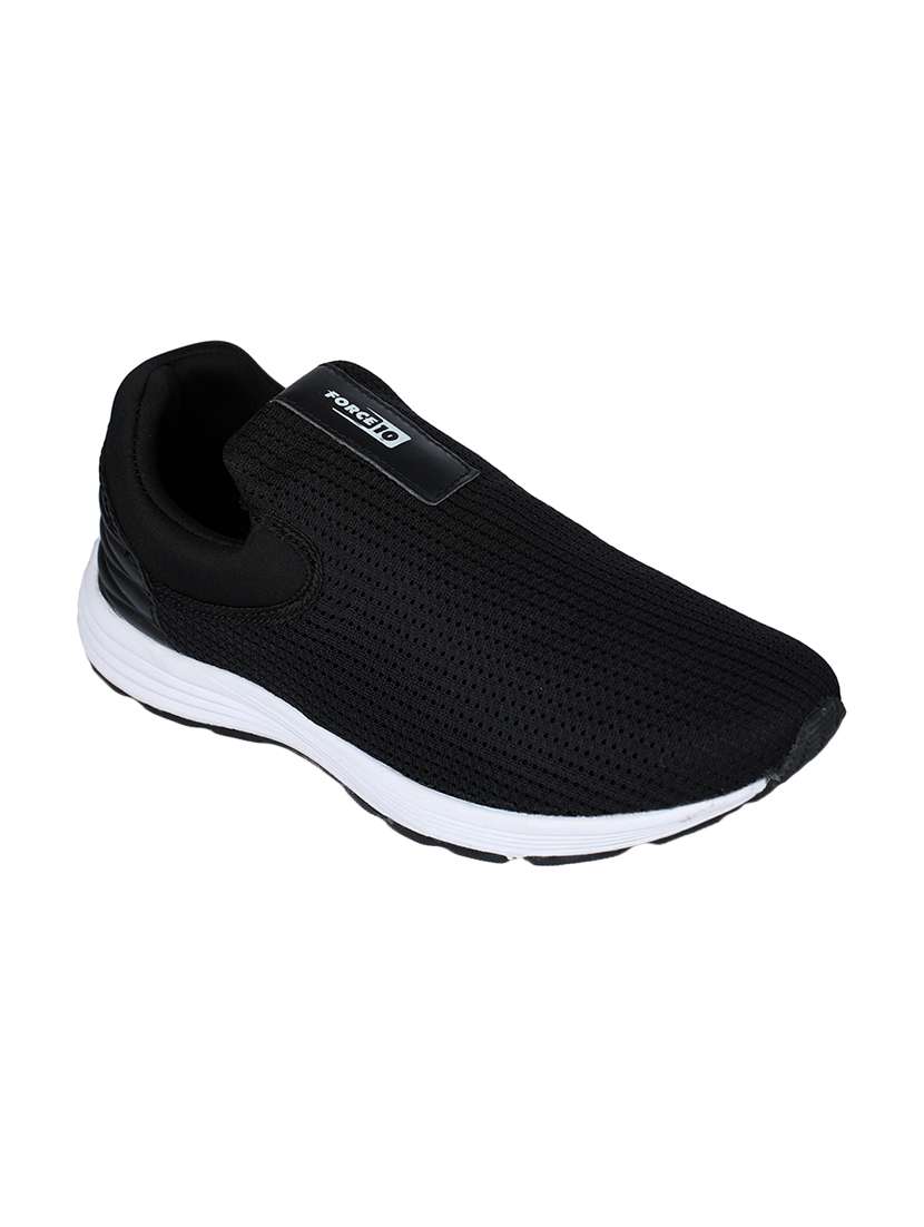 black mesh sport shoes