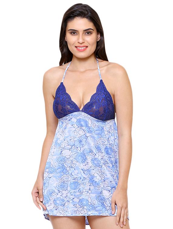 halter neck nightwear set - 16104434 -  Standard Image - 1