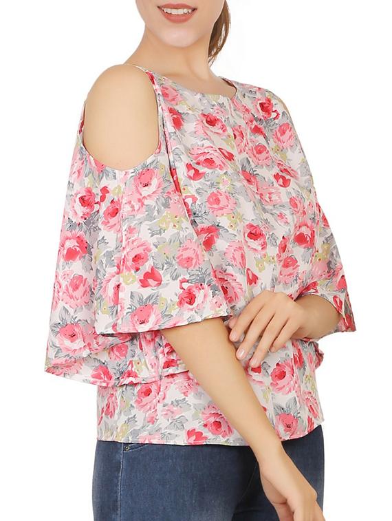 women's a line round neck top - 16106112 -  Standard Image - 1