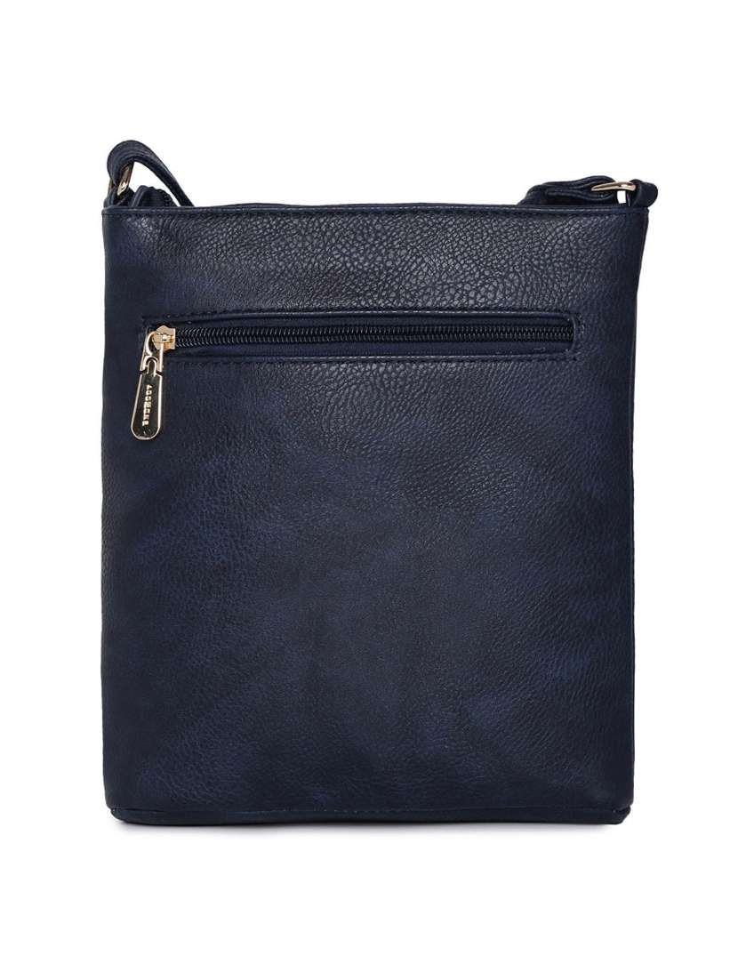 blue leatherette (pu) sling bag - 16106348 -  Standard Image - 1