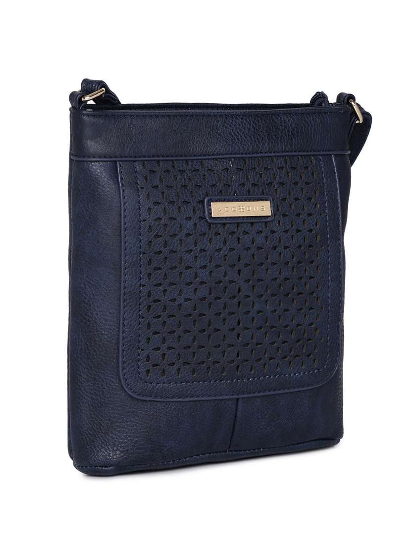blue leatherette (pu) sling bag - 16106348 -  Standard Image - 4