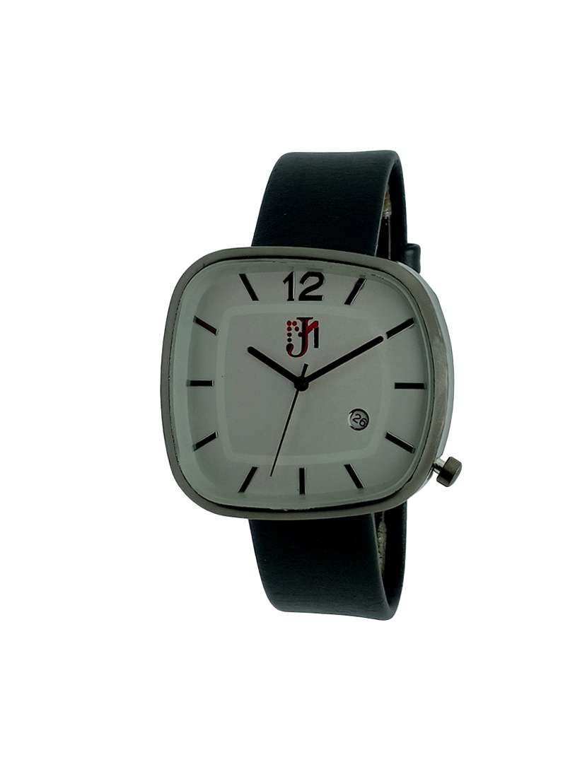 leather strap analog watch (jm775)