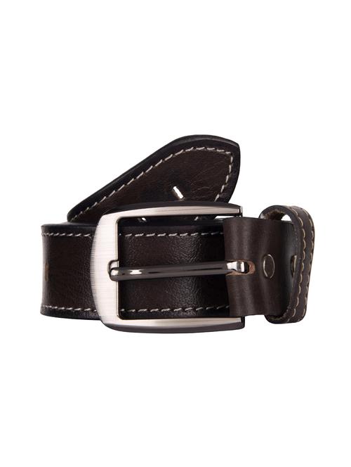 brown leather belt - 16108580 - Standard Image - 0