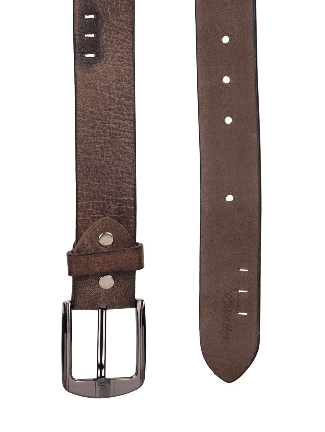 brown leather belt - 16108588 -  Standard Image - 1