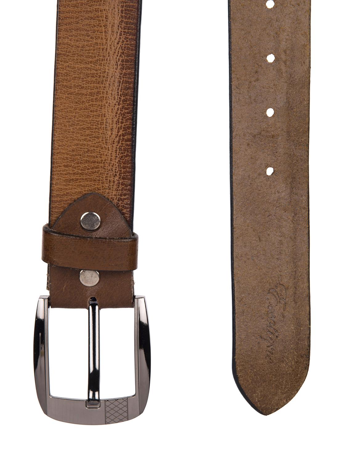 tan brown leather belt - 16108590 - Standard Image - 1