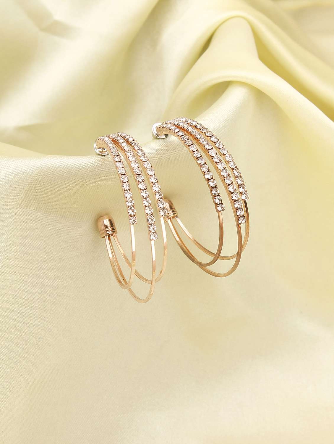 gold  hoop earring