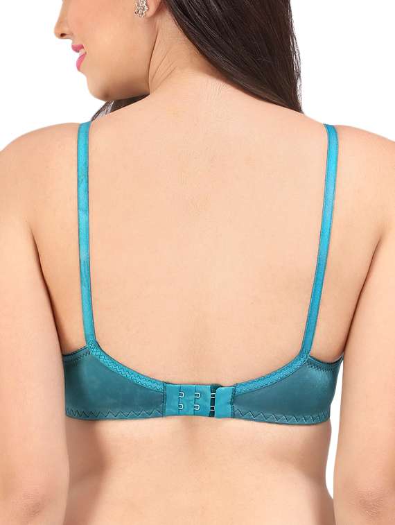 bow applique laced full coverage bra - 16120412 -  Standard Image - 1