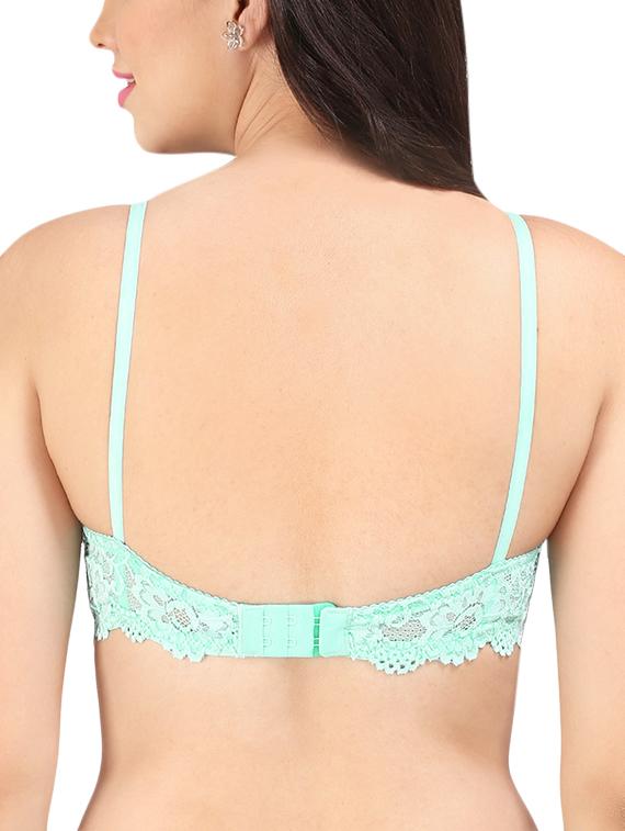 floral laced full coverage bra - 16120421 -  Standard Image - 1
