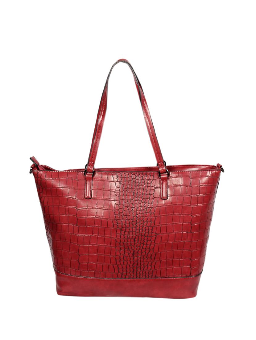 red leatherette (pu) handbag - 16131499 - Standard Image - 1