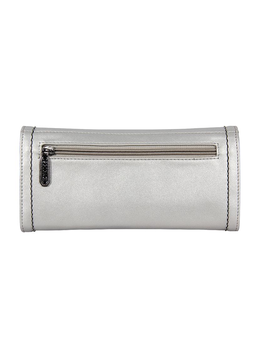 silver leatherette (pu wallet - 16131706 -  Standard Image - 1