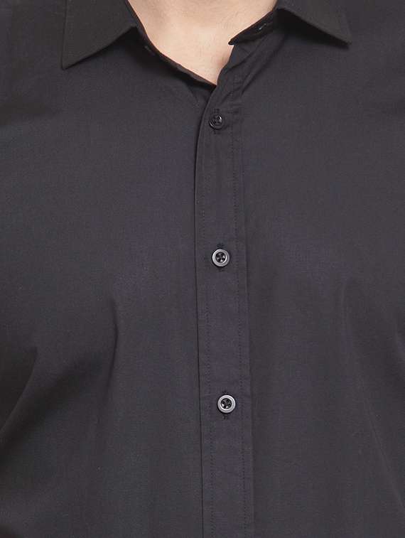 mens solid casual shirt - 16131893 -  Standard Image - 4