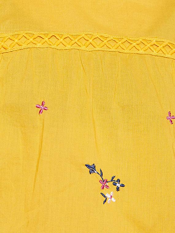 yellow cotton top - 16132545 - Standard Image - 4