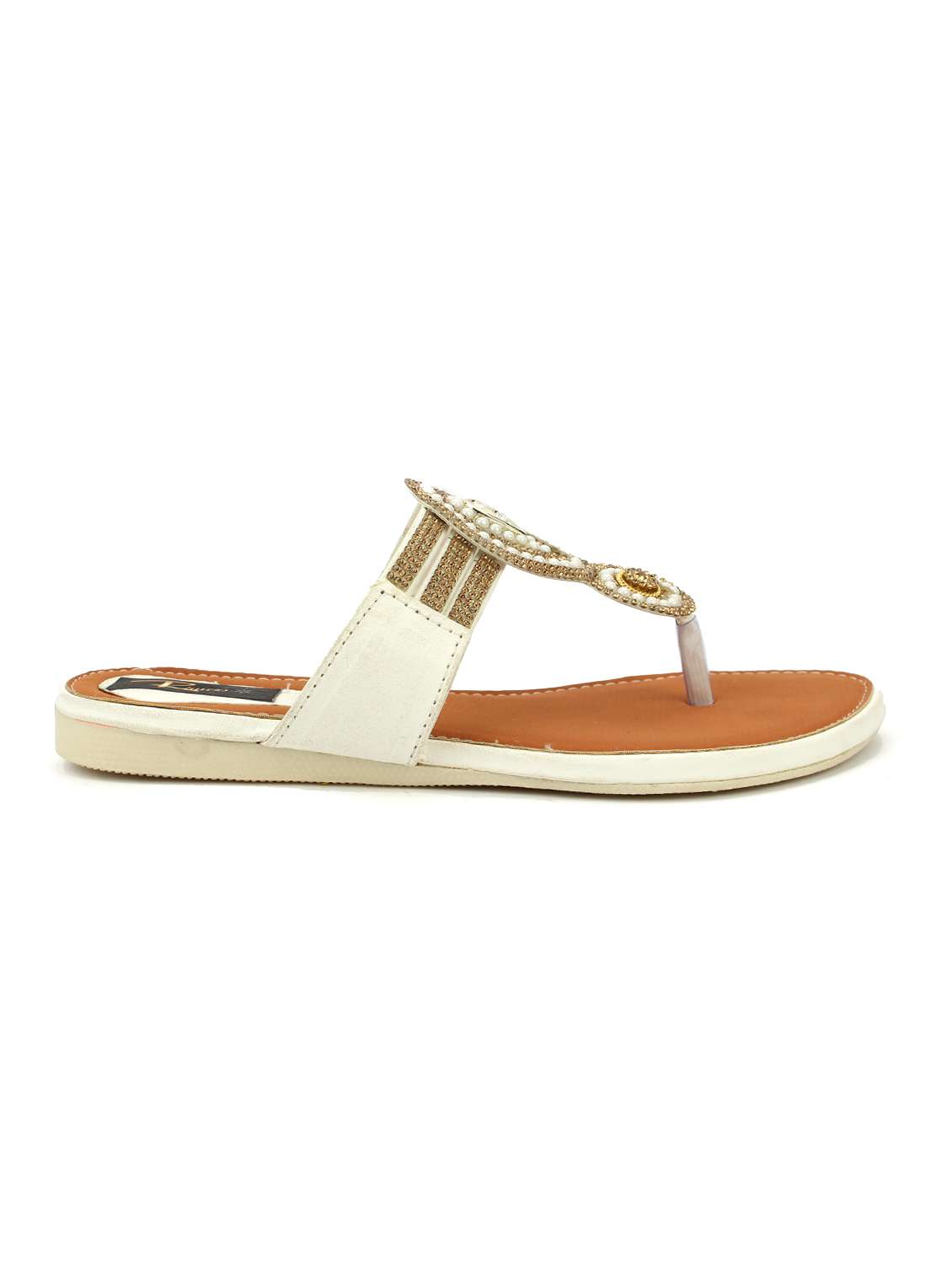 white toe separator sandals - 16135545 - Standard Image - 1