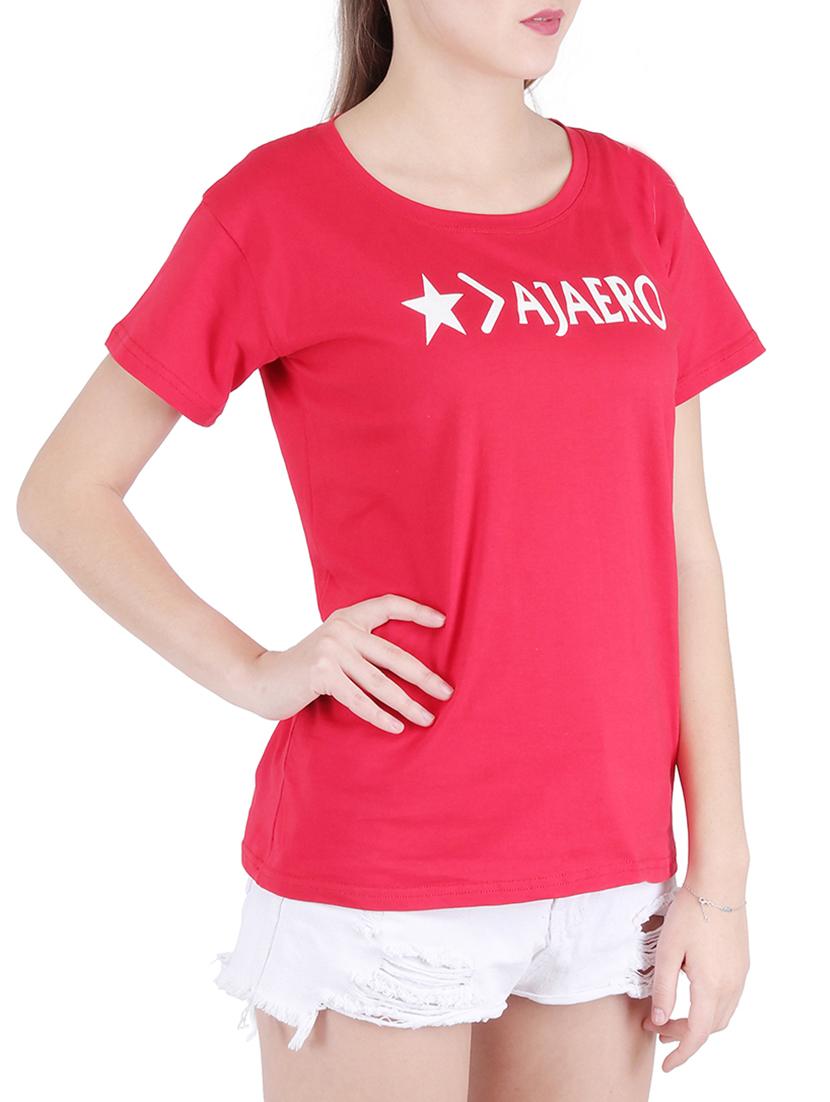 round neck graphic print tee - 16137981 - Standard Image - 1