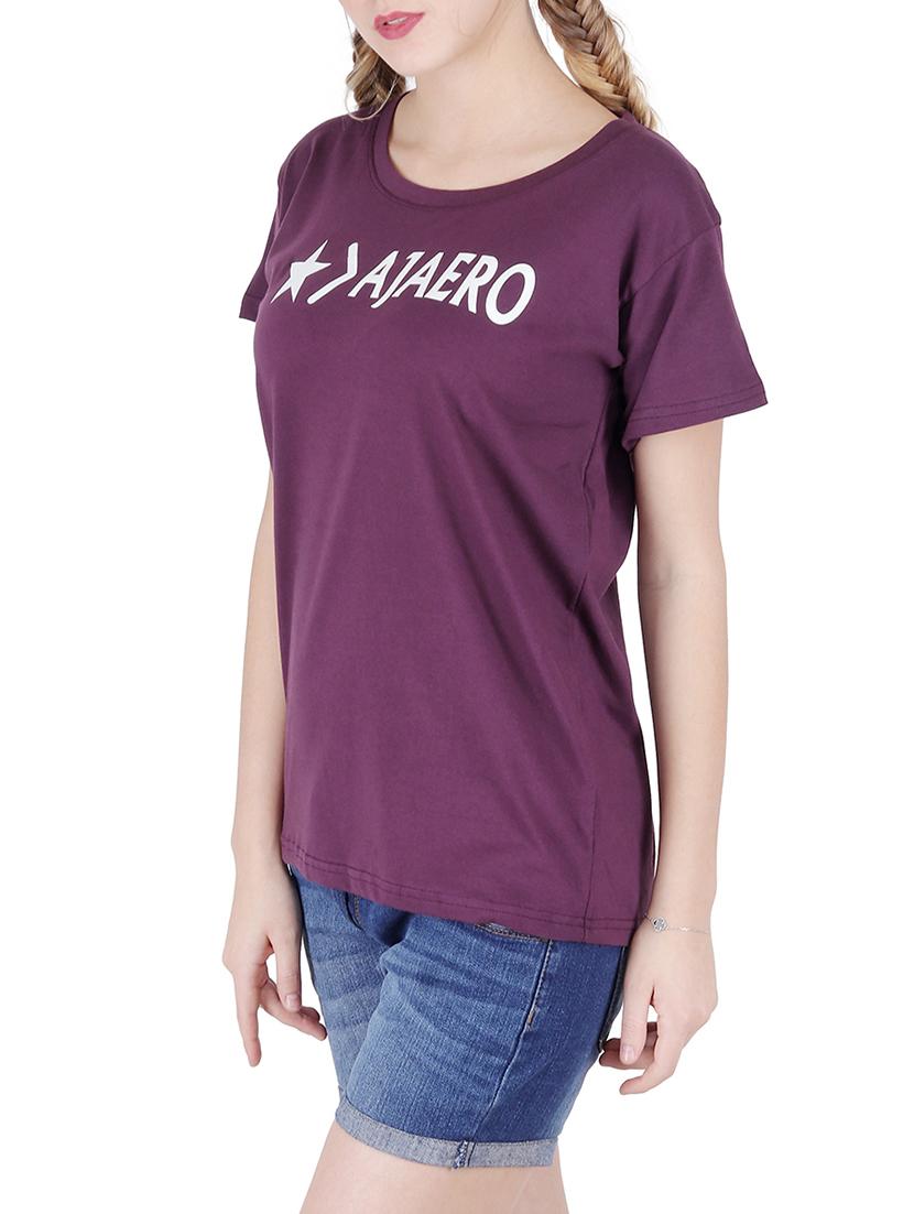 round neck graphic print tee - 16137984 - Standard Image - 1