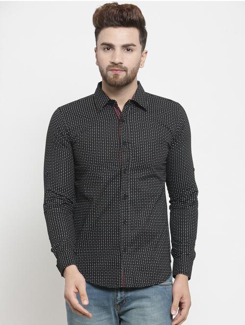 mens geometric casual shirt - 16138897 -  Standard Image - 0