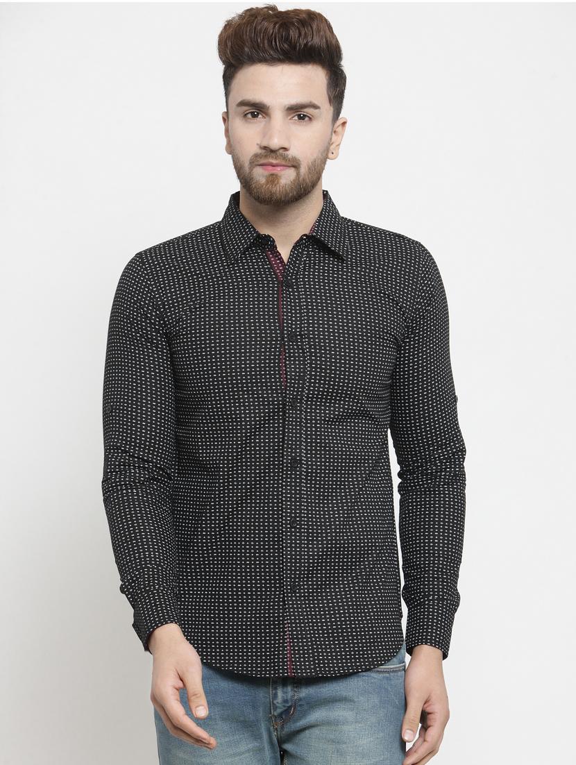 mens geometric casual shirt - 16138897 -  Zoom Image - 0